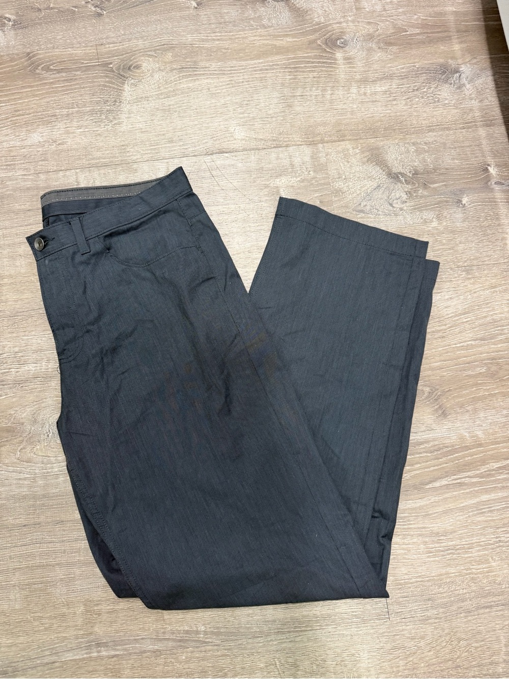 Calvin Klein Collection Men's Charcoal Black Dress Pants